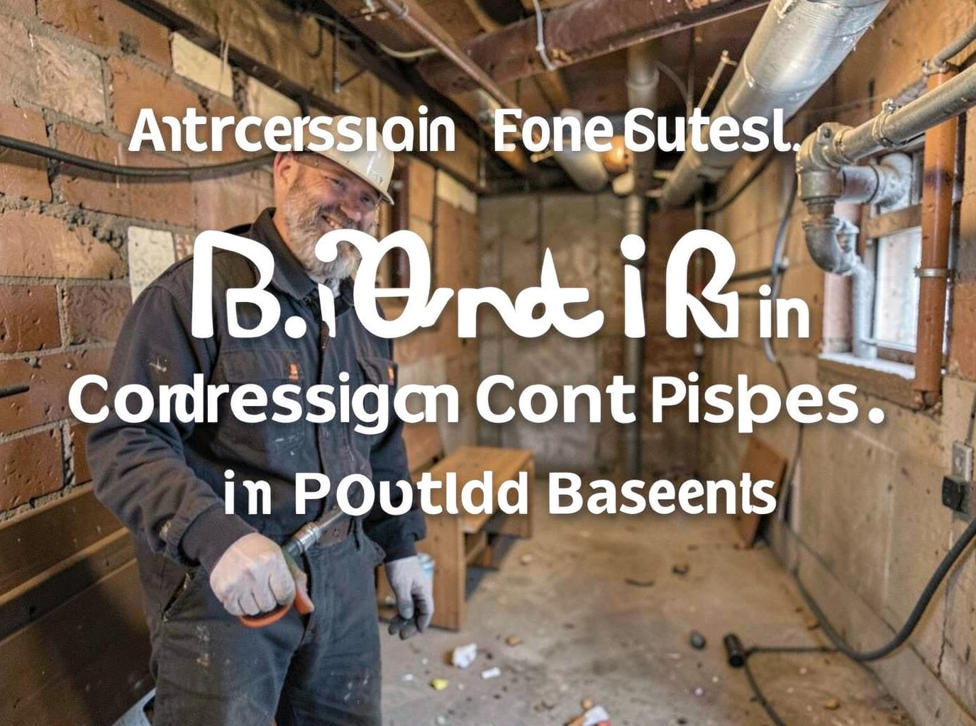 Addressing Condensation on Pipes in Portland Basements