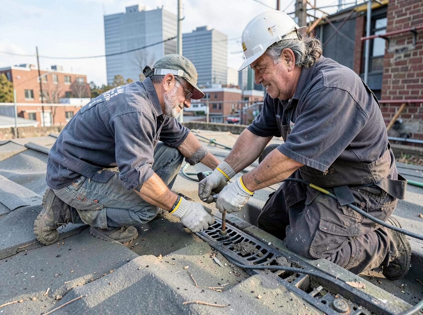 Roof Drain Maintenance in Portland, OR