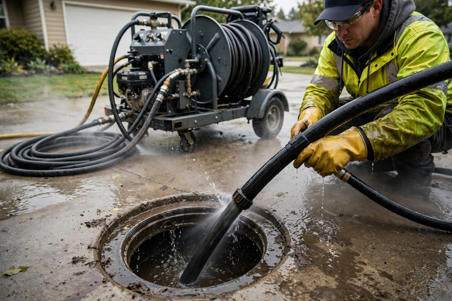 Sewer Line Inspection and Jetting in Portland, OR